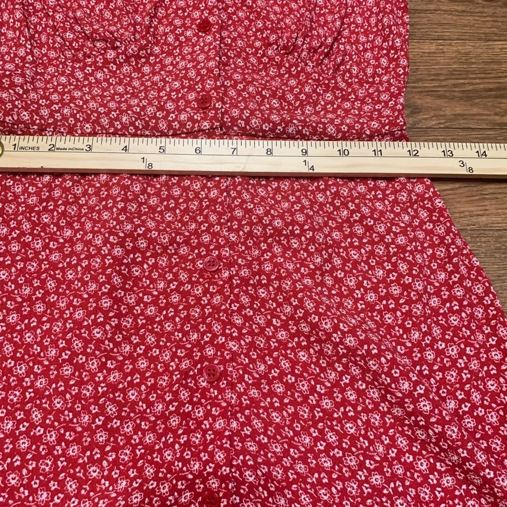 Women’s Paris Altelier Red Floral Women's Dress size 0